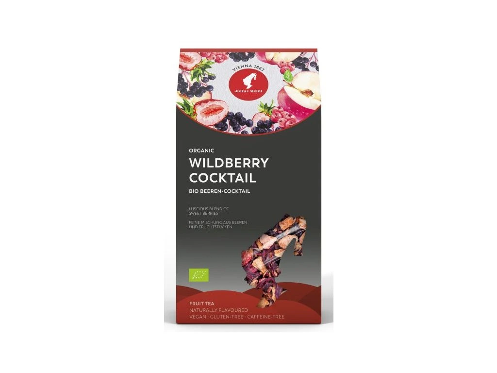 J.M. Organic Wildberry cocktail leaf tea 250g — Berry — Powder - product image