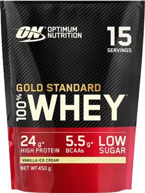 Optimum-nutrition Gold Standard 100% Whey 450g Vanillijäätis