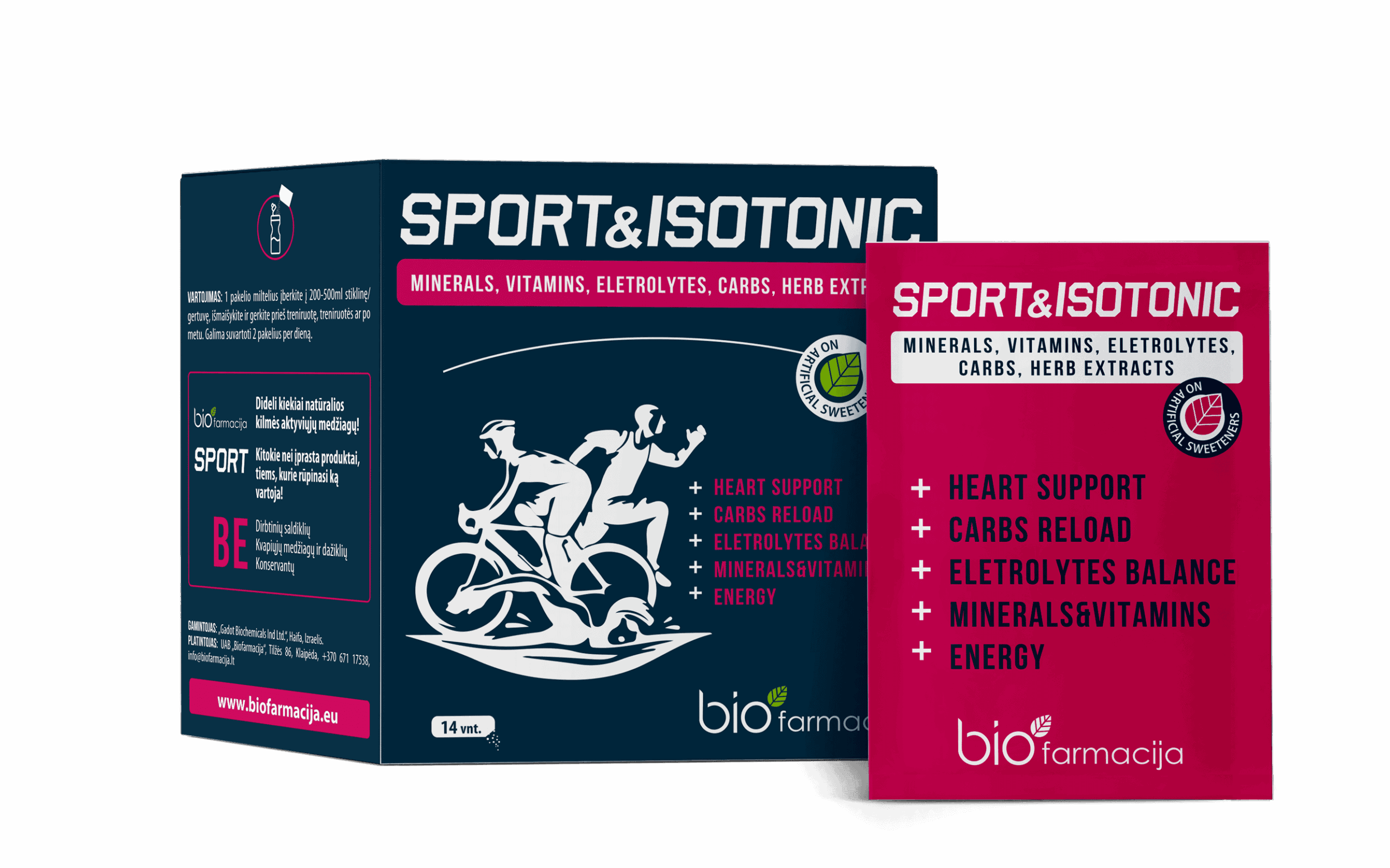 UUS! Sport&Isotonic isotoonilise joogi pulber, 14 pakki