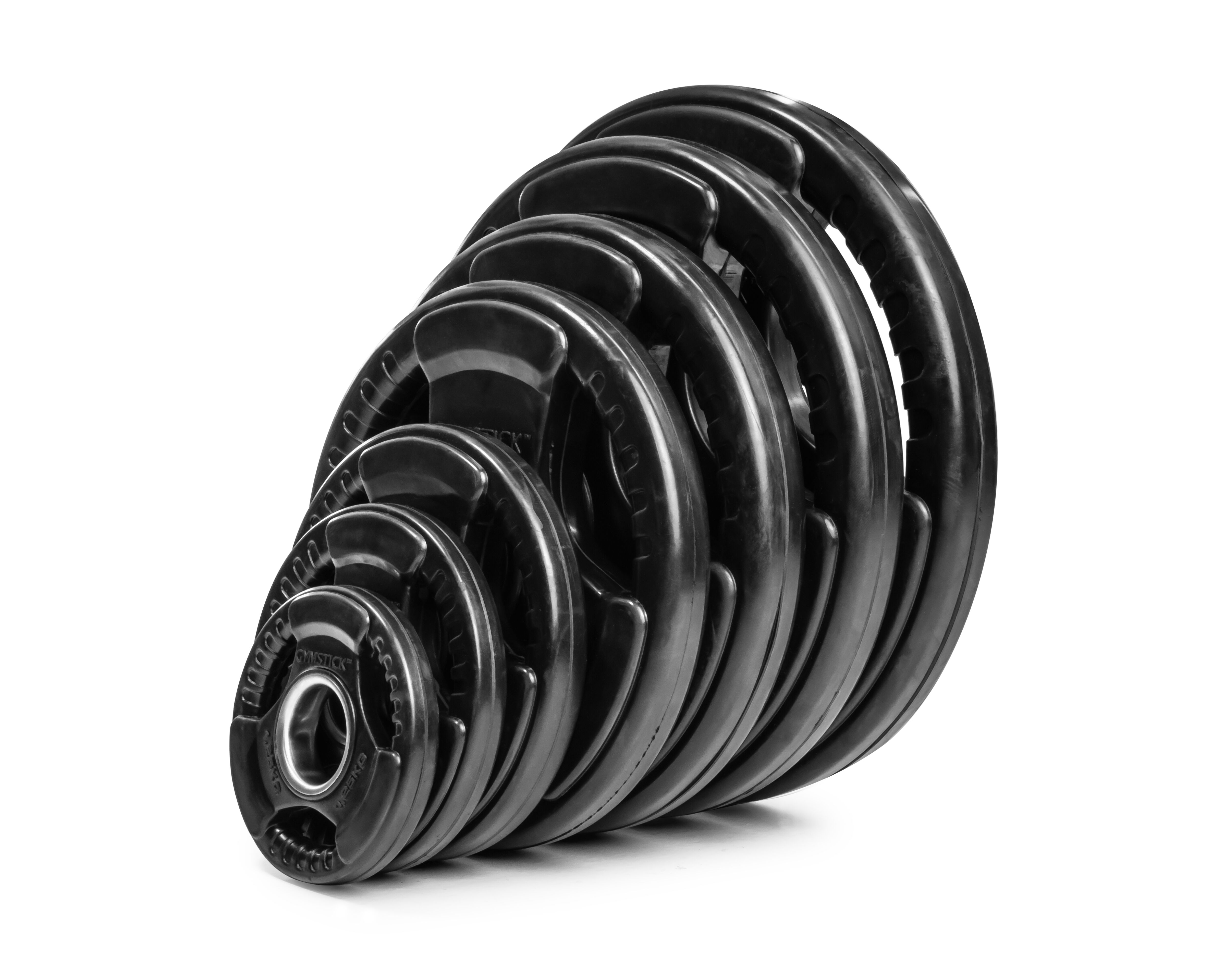 Kummeeritud raskusketas Gymstick Rubber Weight Plate 2.5 kg view 3