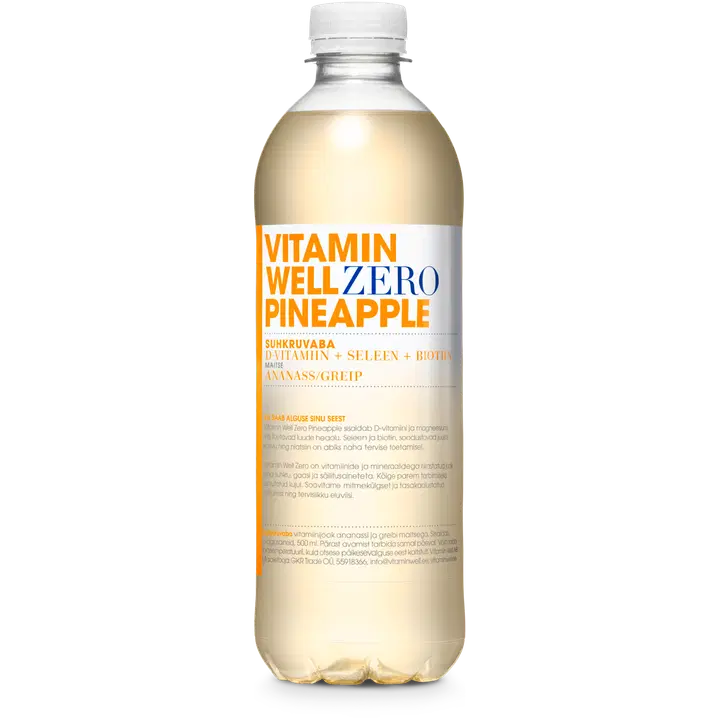 Vitamin Well Zero Ananassi 500ml + pant A — Pineapple — Accessory - image 1 of 2