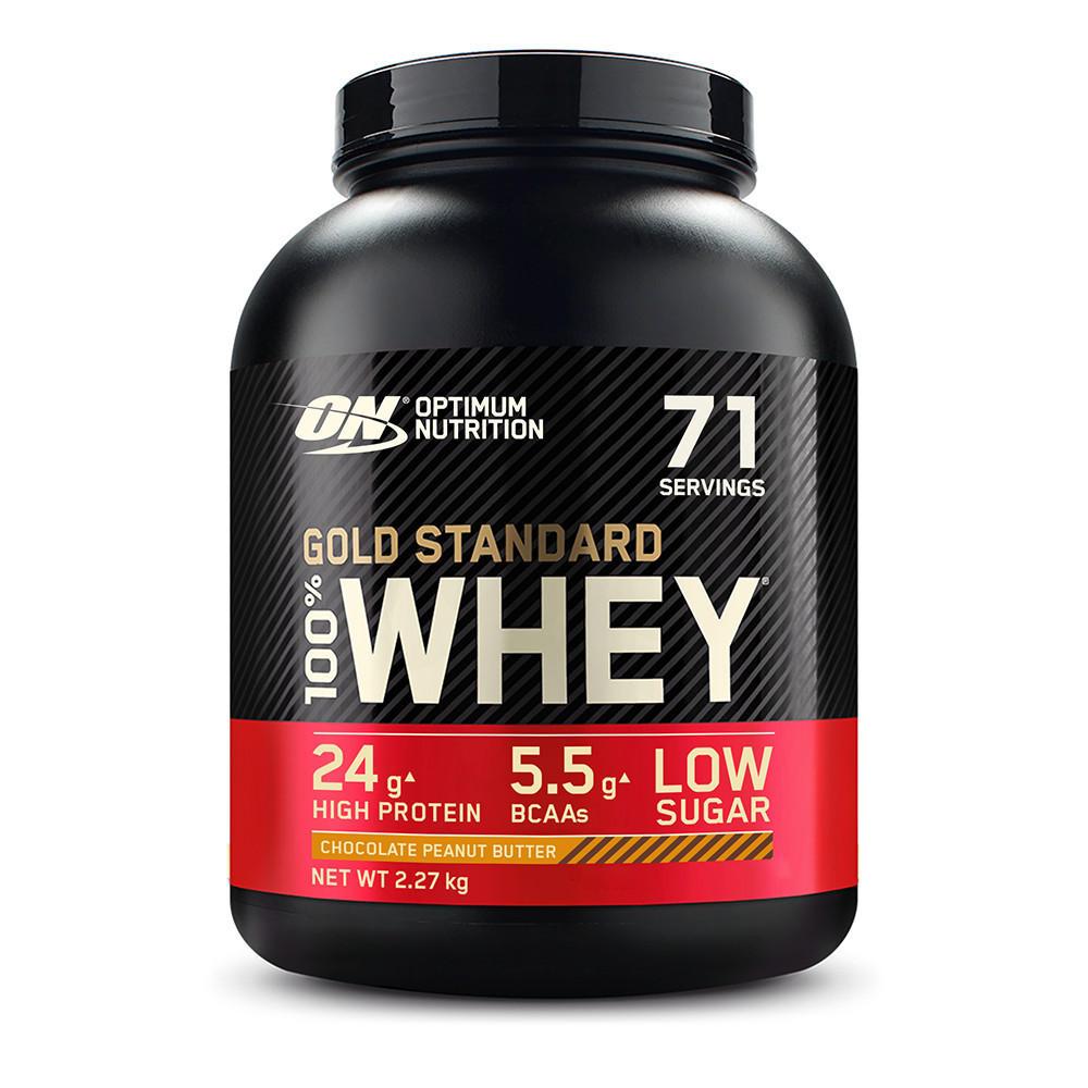 Optimum-nutrition Gold Standard 100% Whey 2.27kg Šokolaadi-maapähklivõi