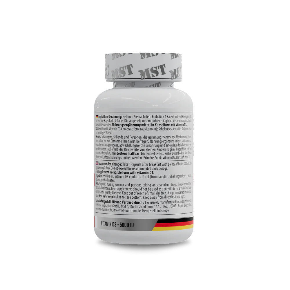 MST D3 5000 IU 120 softgels — Softgels view 3