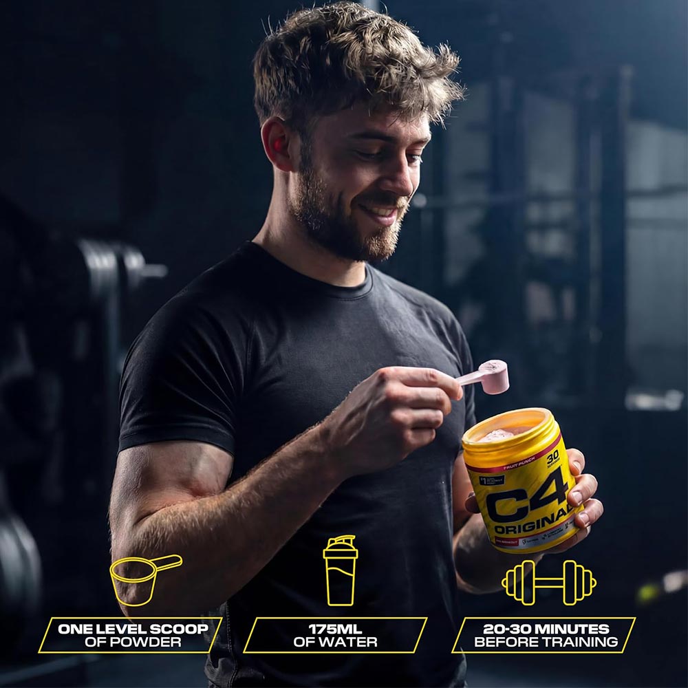 C4 Original Pre-workout 30serv Arbuus — Melon — Powder view 2