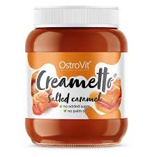OstroVit Creametto 350g Soolatud karamell — Caramel — Spread view 1