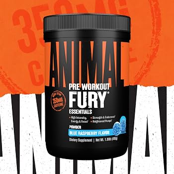 Universal Animal FURY 512g Sinine vaarikas — Raspberry — Powder view 2
