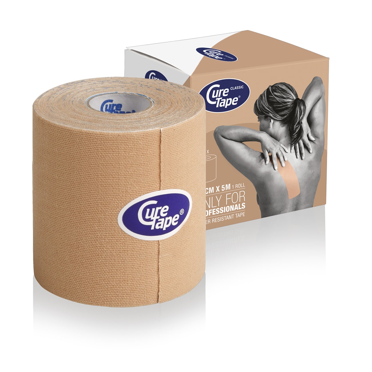 Curetape kinesioteip 5 m x 7,5 cm, beež - product image