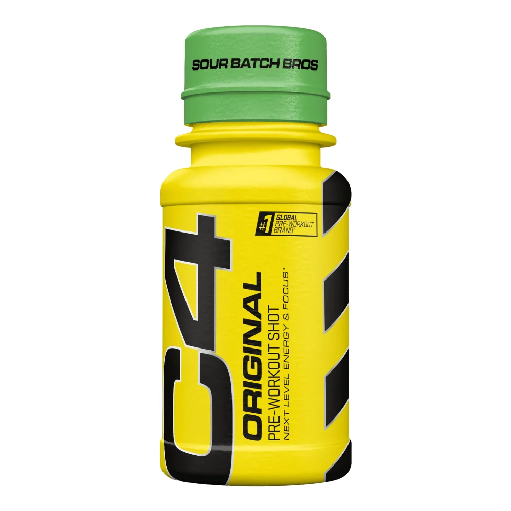 Cellucor C4 Pre-workout shot 60ml Sour batch bros (Hapud kommid)