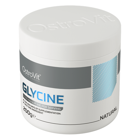 OstroVit Glycine 200g Naturaalne — Unflavored — Powder view 2