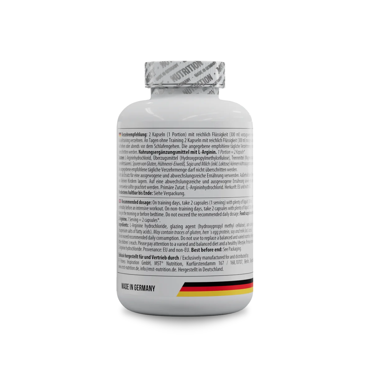 MST L-Arginine 240caps — Capsules view 3