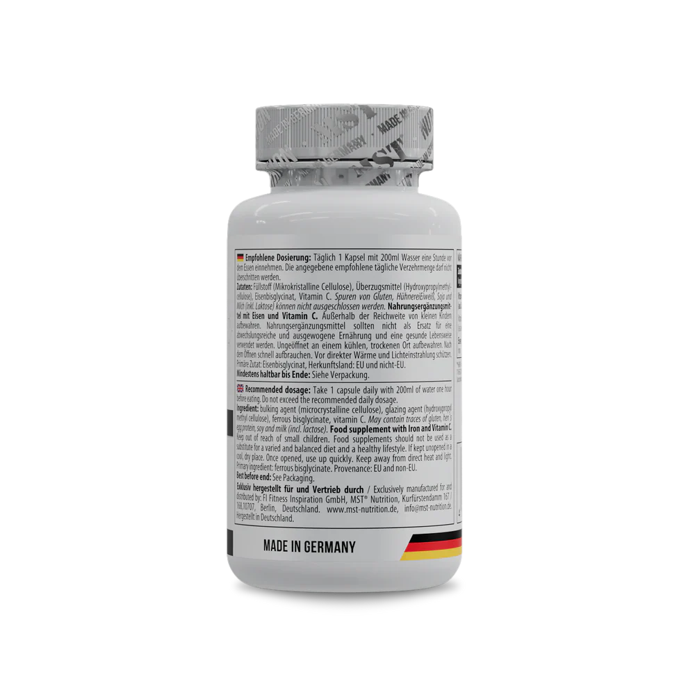 MST Iron bisglycinate 21mg 60caps — Capsules view 3