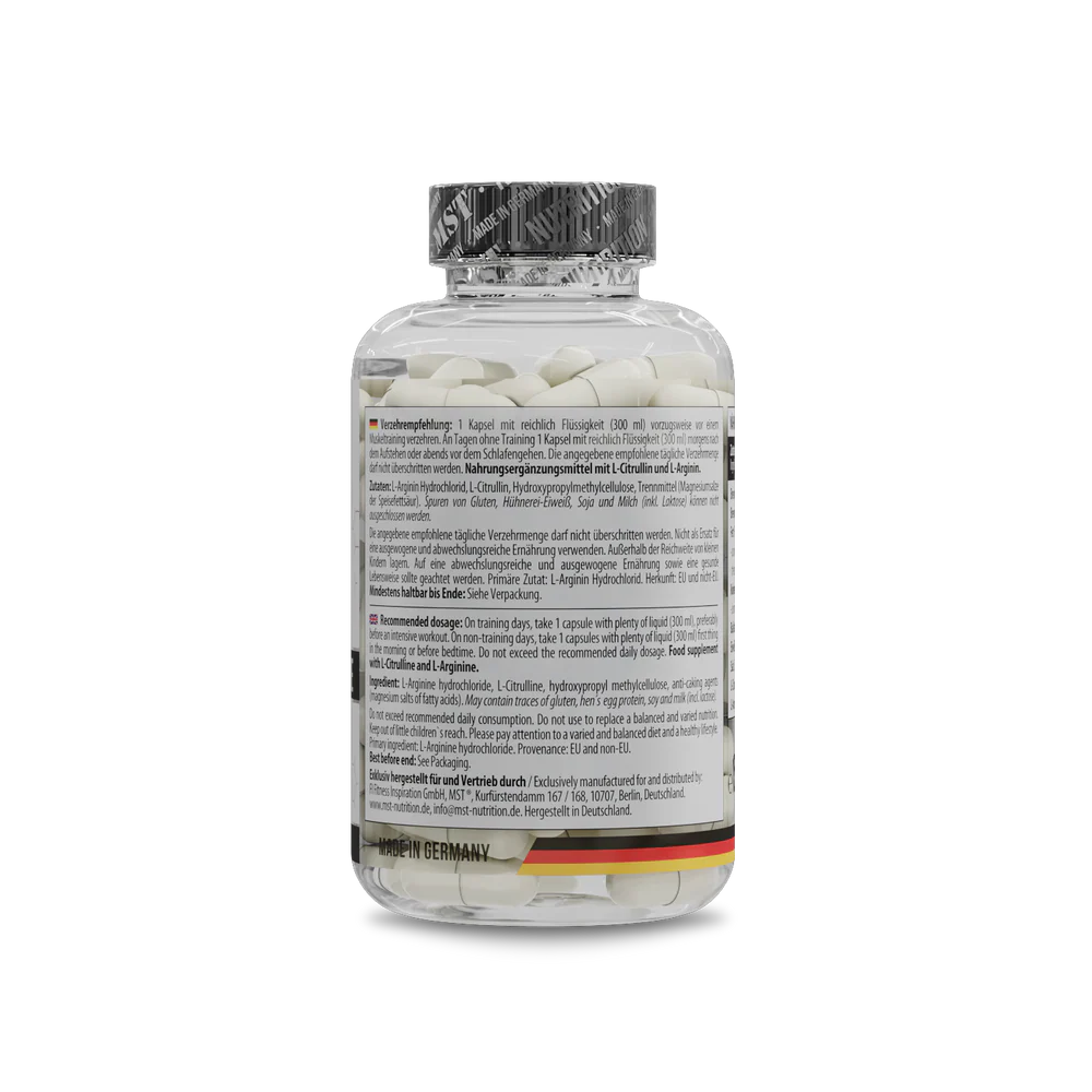 MST Amino Pump L-Citrulline + L-Arginine 120caps — Capsules view 3