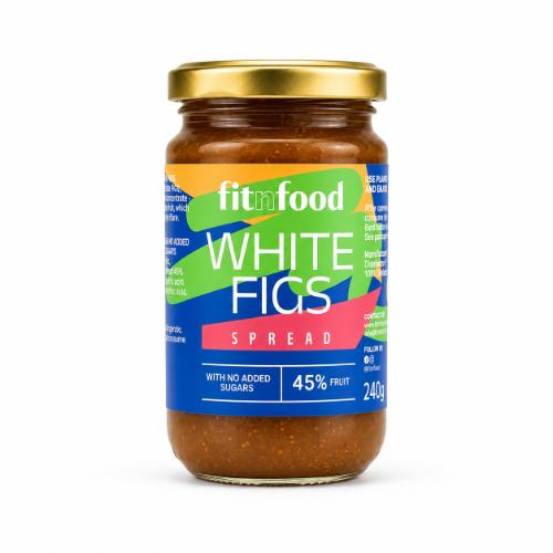 Fit n Food White Figs Spread 240 g Valge viigimarja määre — Powder - product image