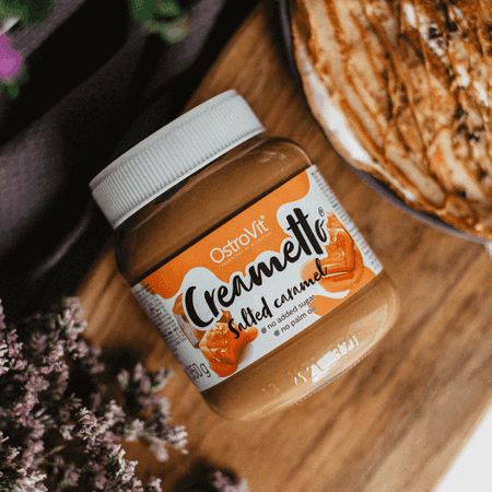 OstroVit Creametto 350g Soolatud karamell — Caramel — Spread view 2