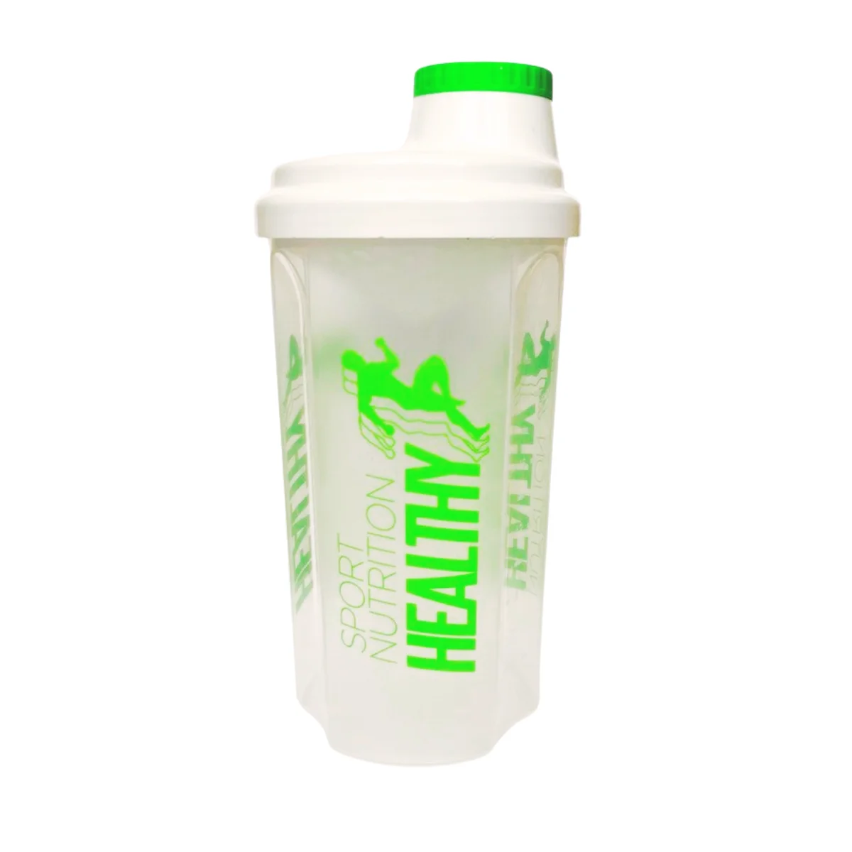 HEALTHY Shaker with green cap 700 ml — Accessory - product image