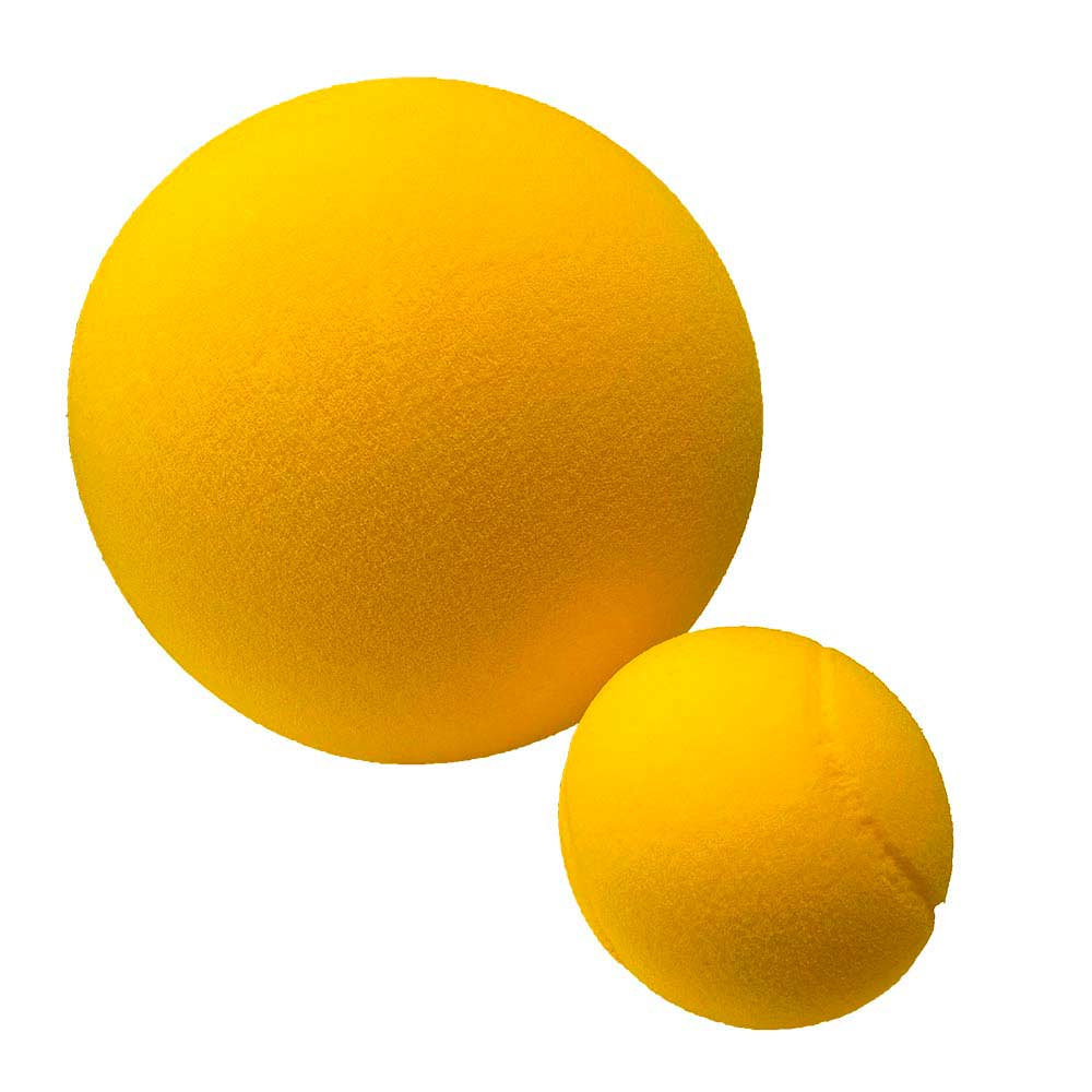 Softball 21 cm, kollane view 2