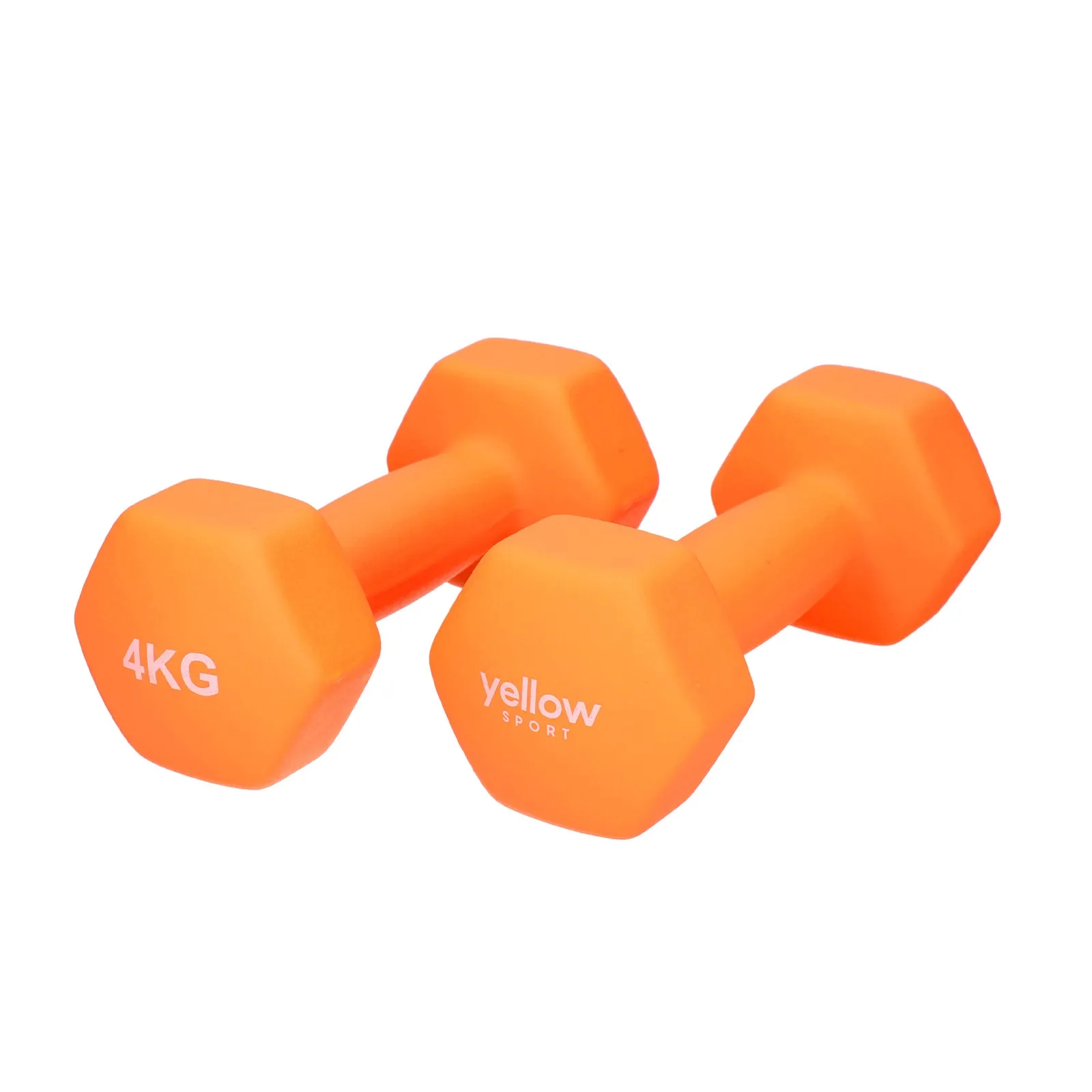 Hantlid Dumbbell Set Yellow Sport 2x4 kg oranž view 3