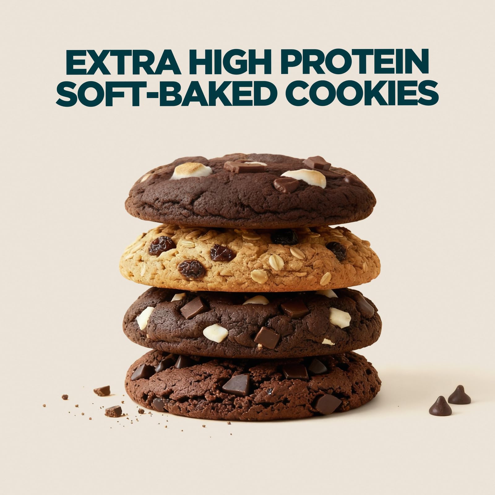MyProtein Baked Cookie 75g Šokolaaditükk — Chocolate — Powder view 2