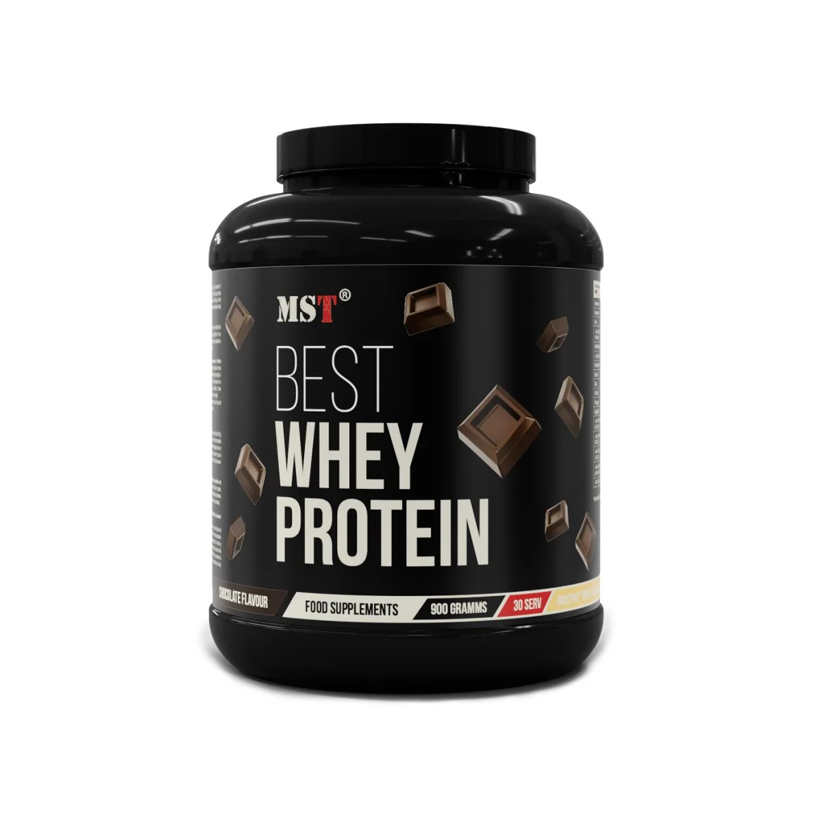MST Protein Best Whey + Enzymes 900g Šokolaad — Chocolate — Powder - image 1 of 4