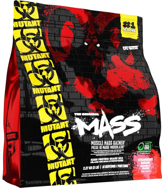 Mutant Mass 2.27kg Maasikas-banaan — Strawberry — Powder view 1