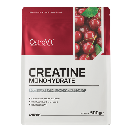 OstroVit Creatine monohydrate 500g Kirss — Cherry — Powder view 2