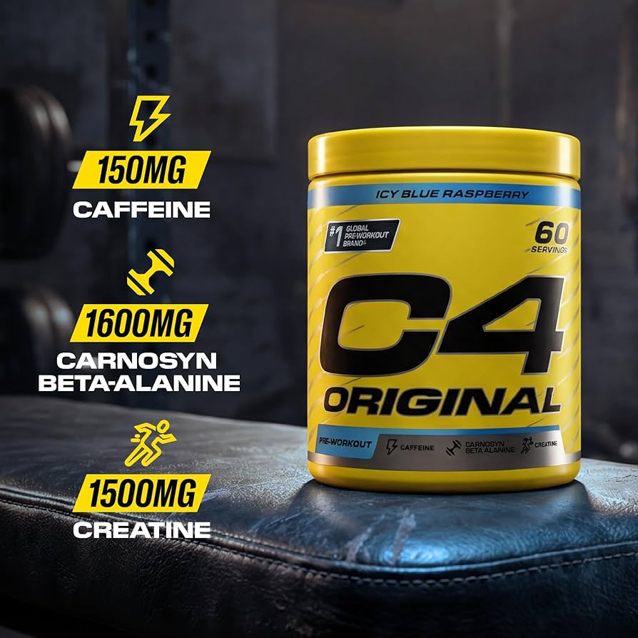 C4 Original Pre-workout 60serv Ananass — Pineapple — Powder view 2
