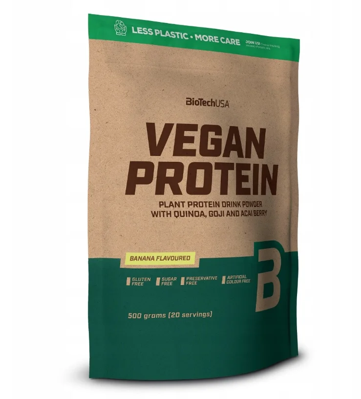 BIOTECHUSA Vegan Protein 500g Banaan