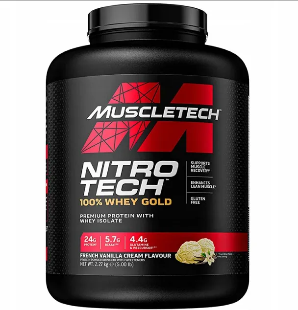 MuscleTech Nitro Tech 100% Whey Gold 2.27kg Vanill — Vanilla — Powder view 1