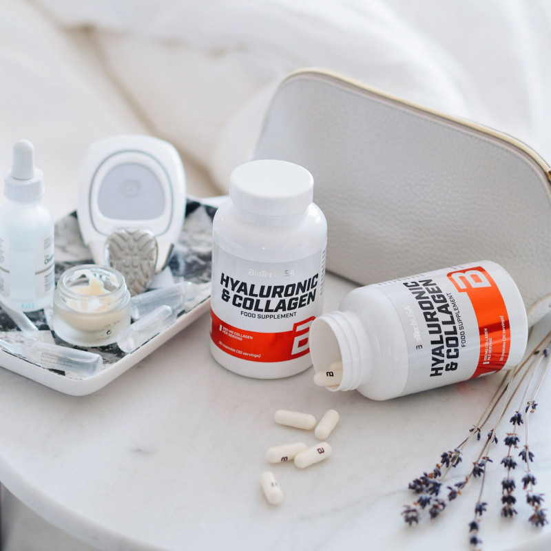 BIOTECHUSA Hyaluronic & Collagen 30 kapslit — Capsules view 2