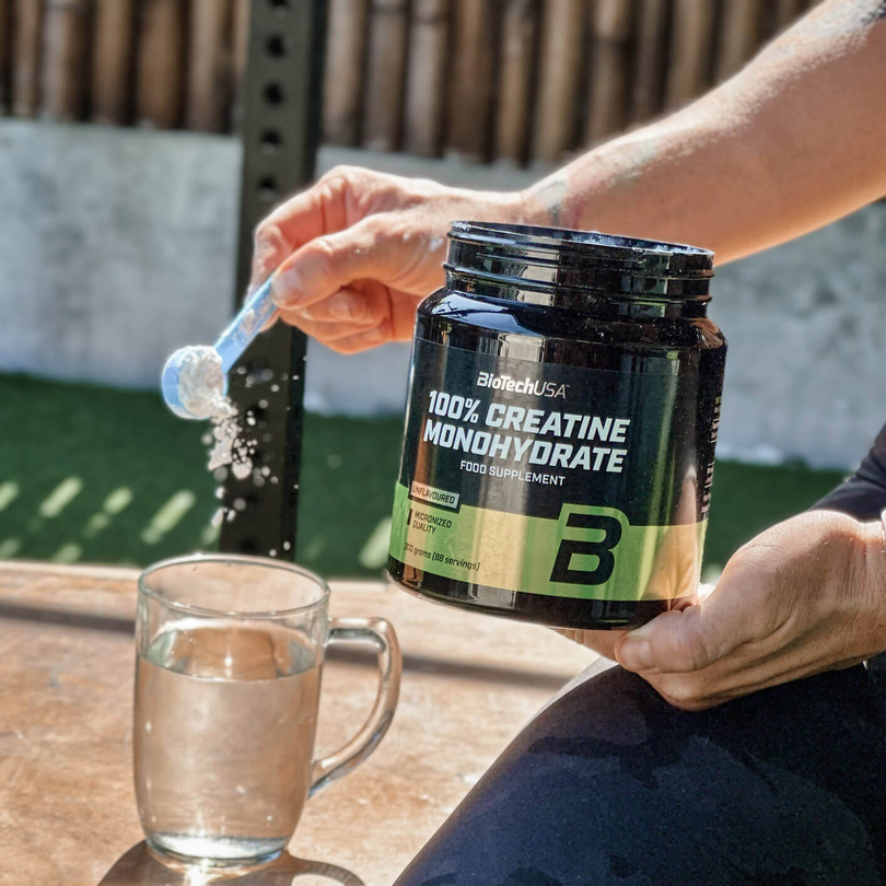 BIOTECHUSA Micronized creatine monohydrate 500g — Powder view 2