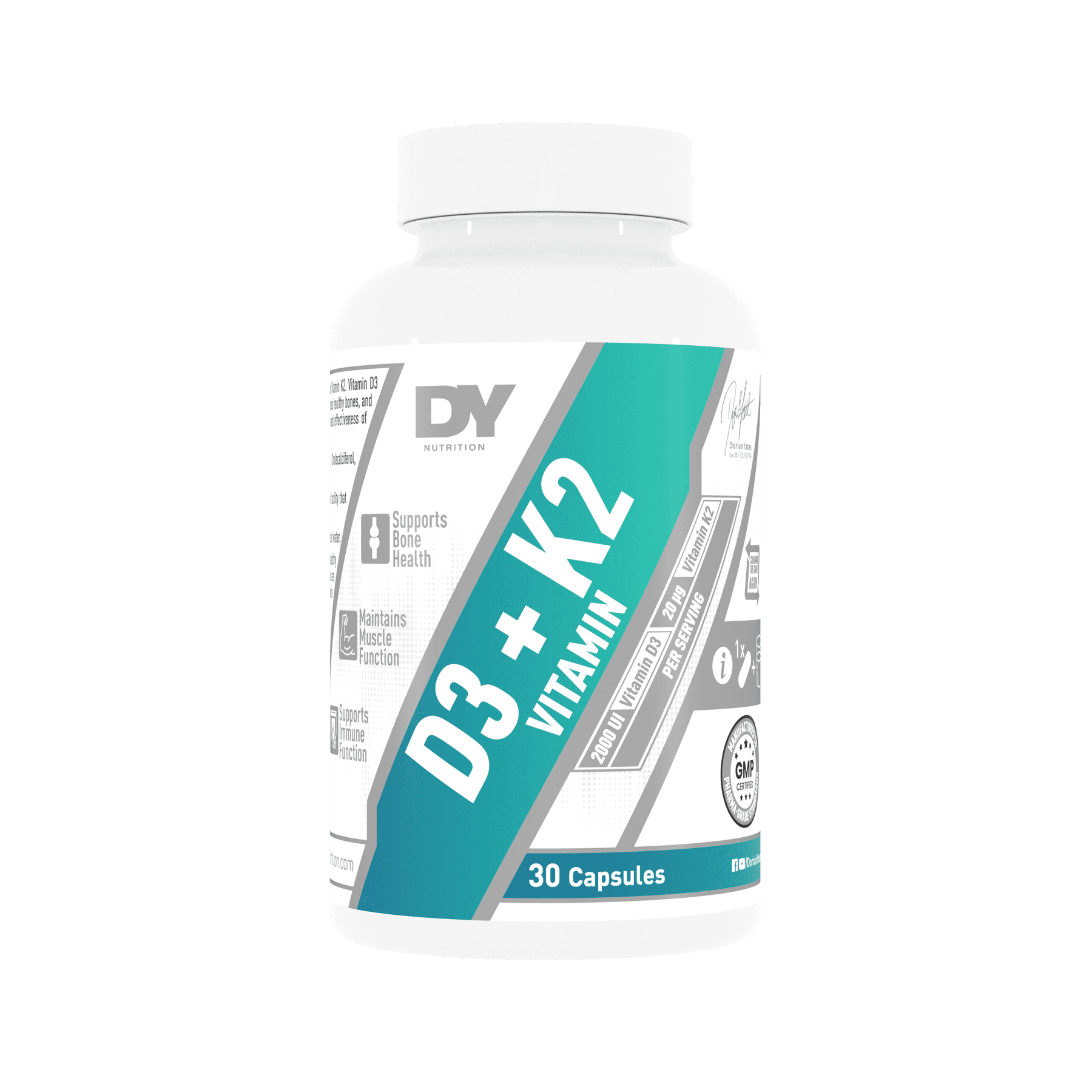 DY Vitamin D3 + K2 Capsules — Capsules - product image