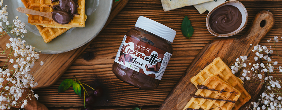 OstroVit Creametto 350g Šokolaad — Chocolate — Spread view 2