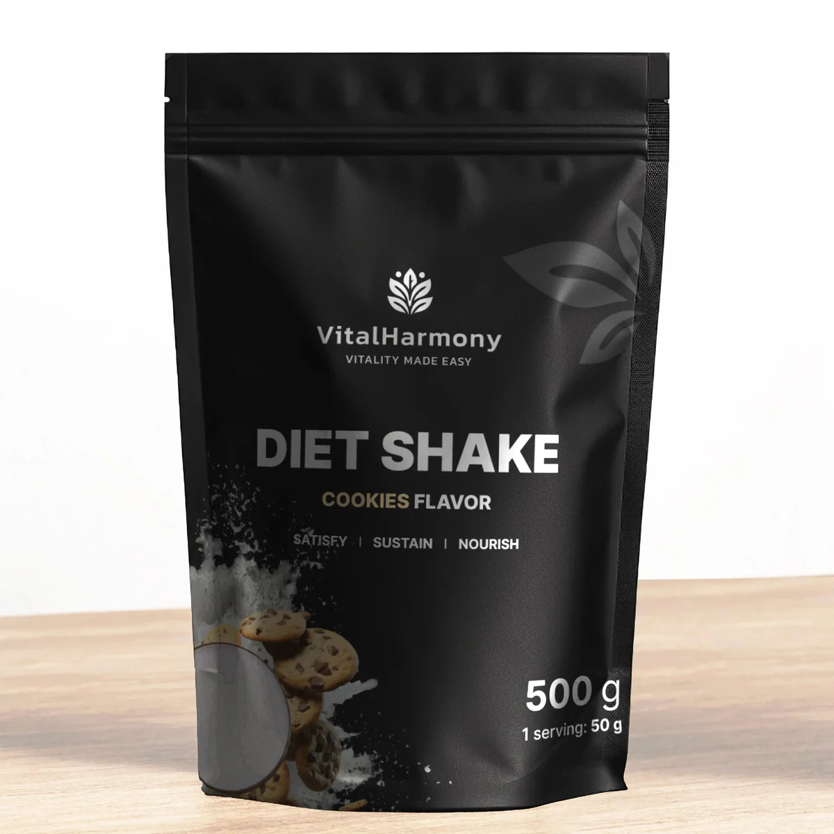 VitalHarmony Diet Shake 500g Küpsis — Powder - product image
