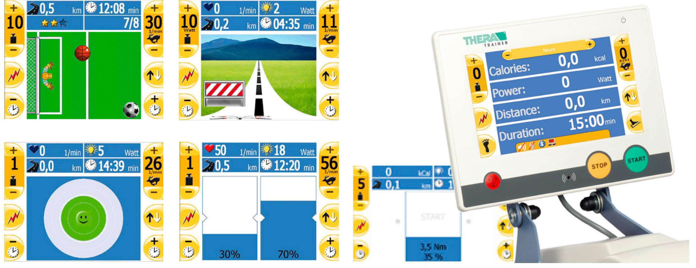 THERA-Trainer tigo 640 üla- ja alajäsemete trenažöör view 6