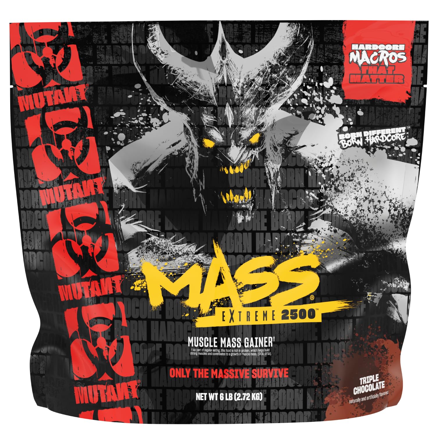 Mutant Mass Extreme 2500 Kolmekordne šokolaad 2.72kg — Chocolate — Powder - image 1 of 2