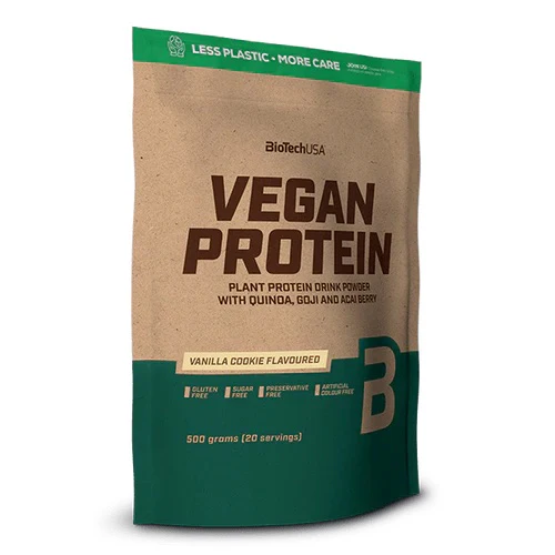 BIOTECHUSA Vegan Protein 500g Vaniljeküpsis