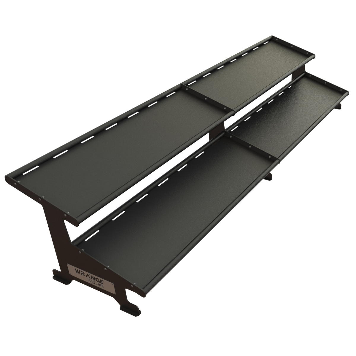 Wrange Pro Line 2-tasandiline hantlite riiul, pikk