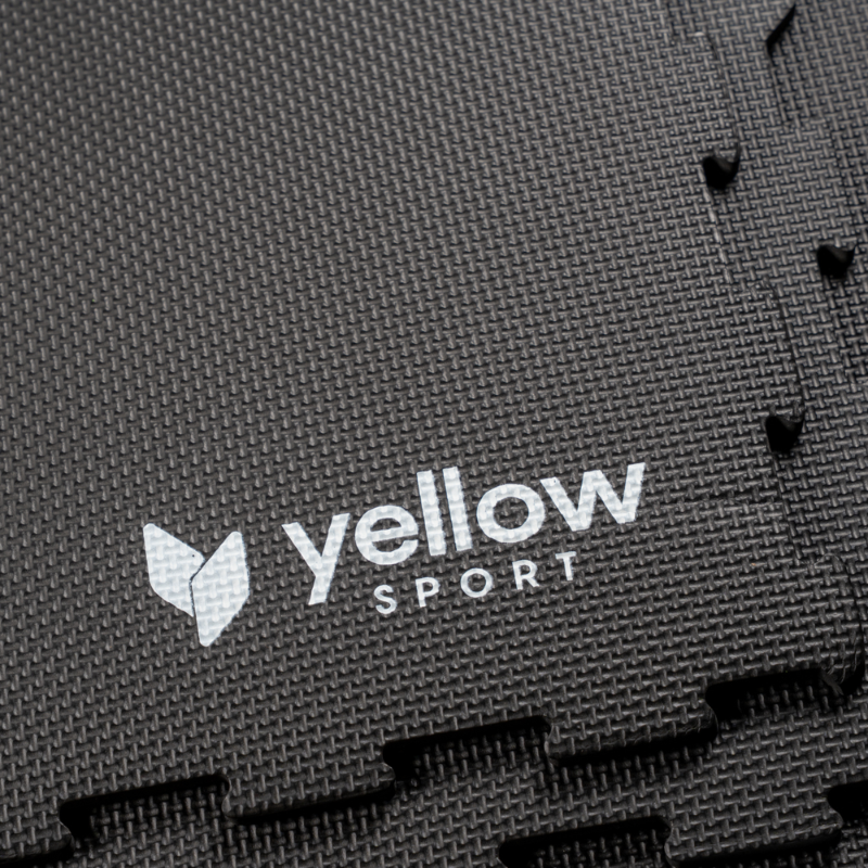 Puslematt Yellow Sport 60X60X1 cm must 6 tükki - image 1 of 5
