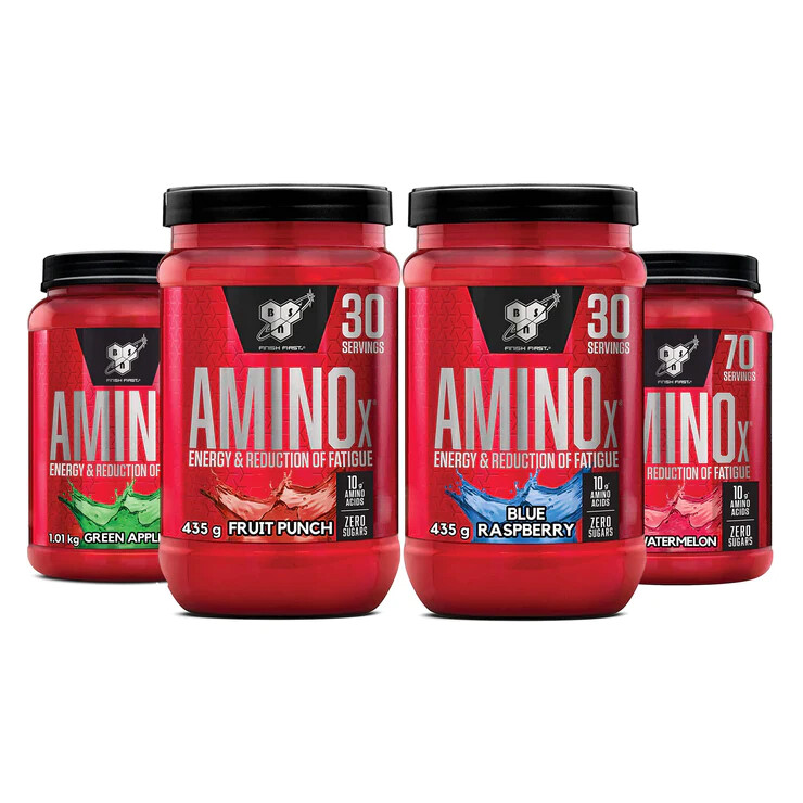 BSN Amino X 435g Sinine vaarikas — Blue Raspberry — Powder view 2