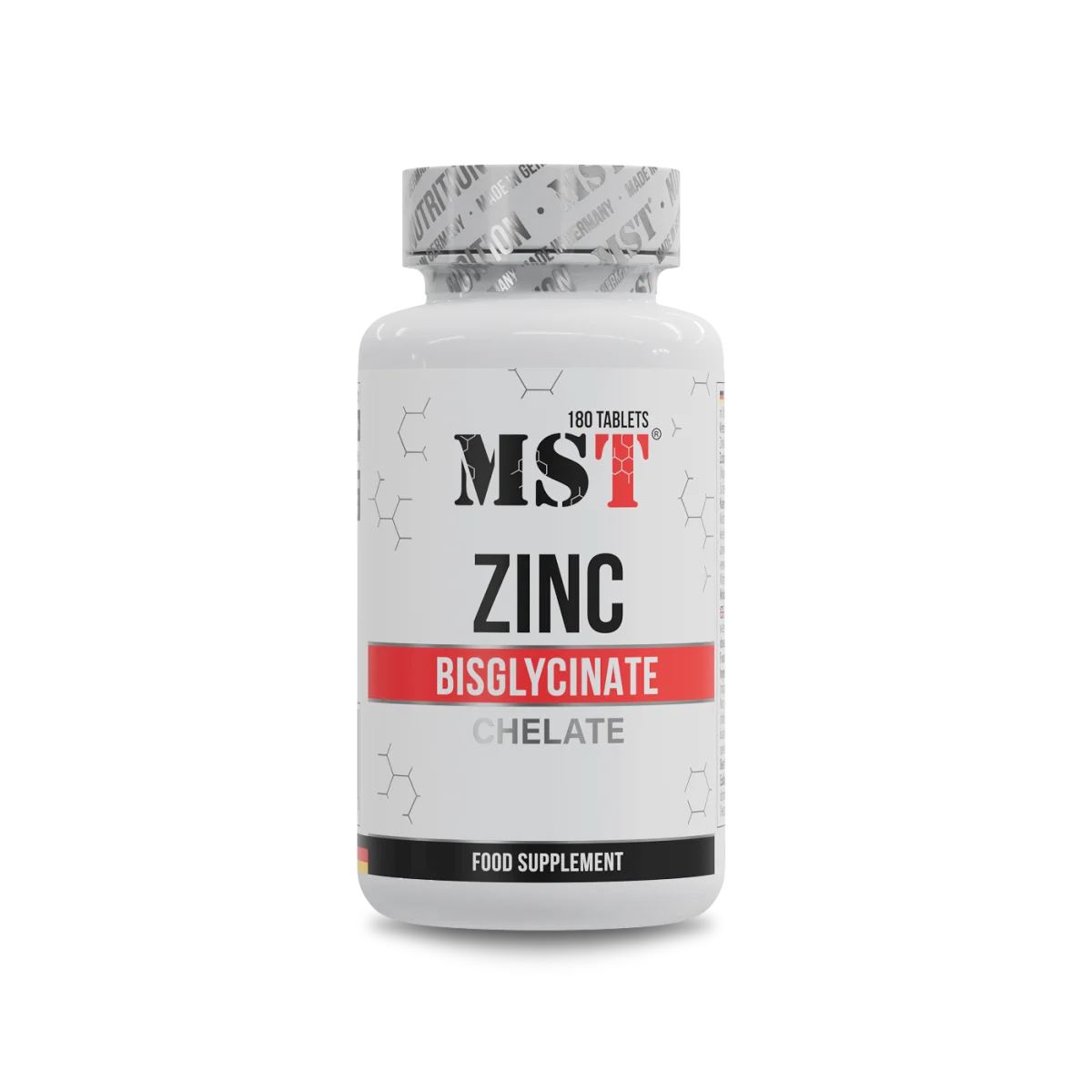 MST Zinc Chelate Bisglycinate 180tabs