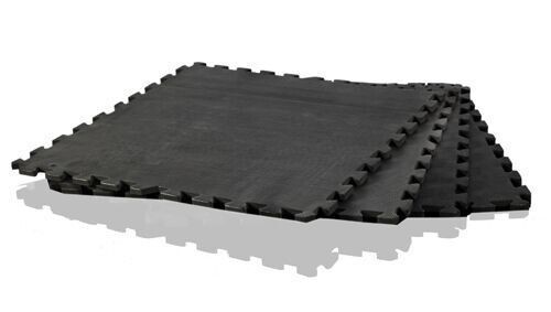 Puslematt 60X60 cm, must, 4 tükki - product image