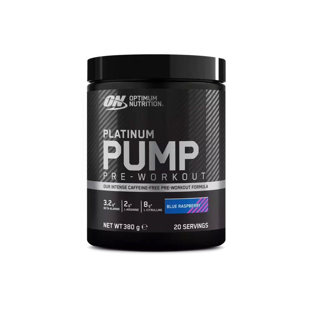 Optimum Nutrition Platinum Pump Pre-workout 380g Sinine vaarikas — Blue Raspberry — Powder - image 1 of 2