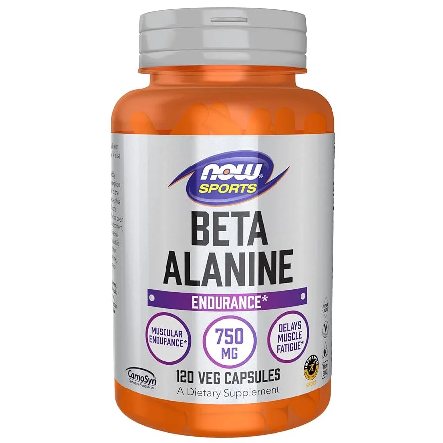 NOW Beta Alanine 750mg 120caps — Capsules view 1