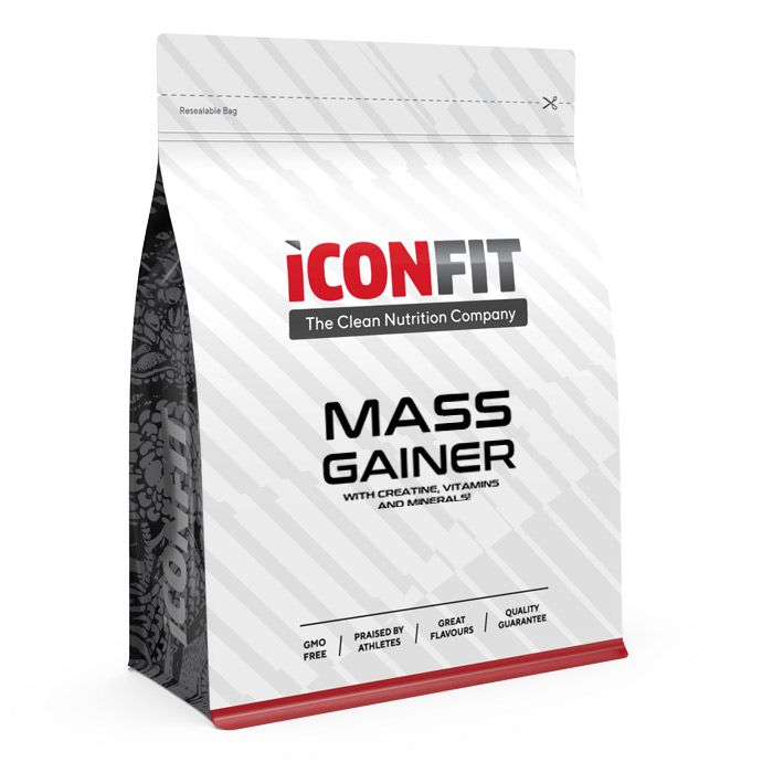 ICONFIT MASS Gainer 1.5kg Banaan — Banana — Powder - product image