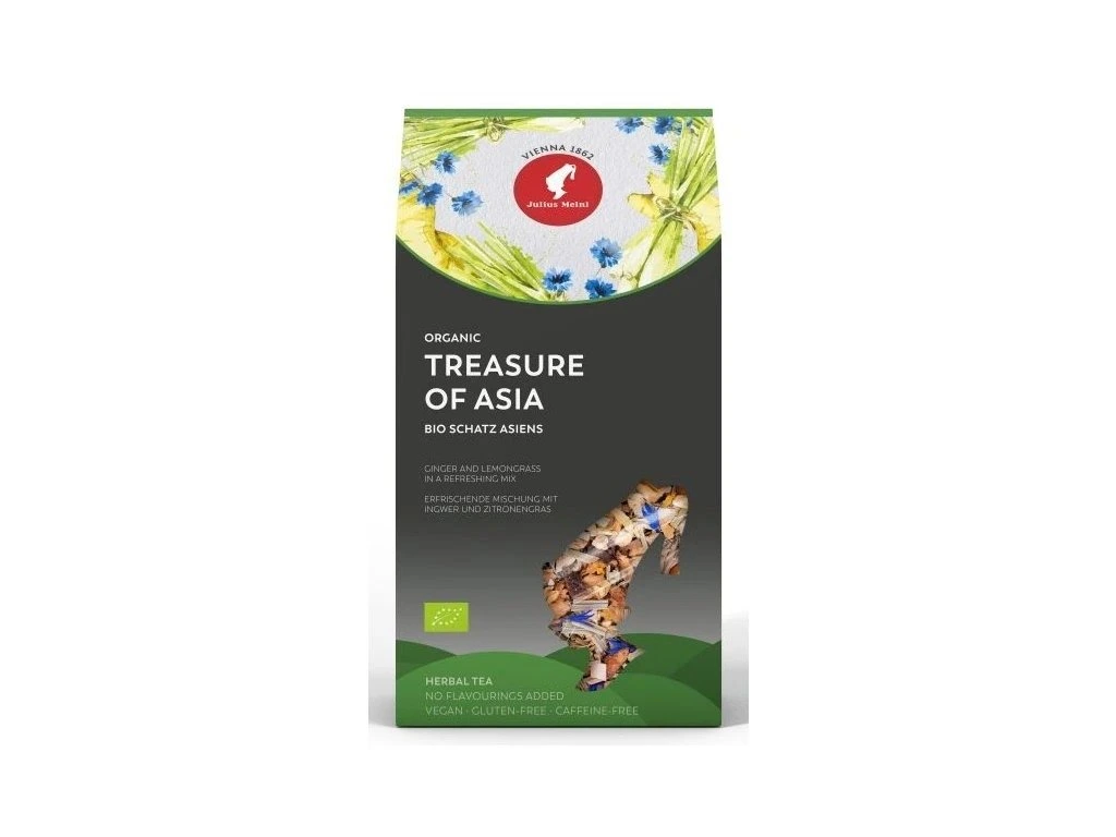 J.M. Organic Treasure of Asia leaf tea 250g — Powder - product image