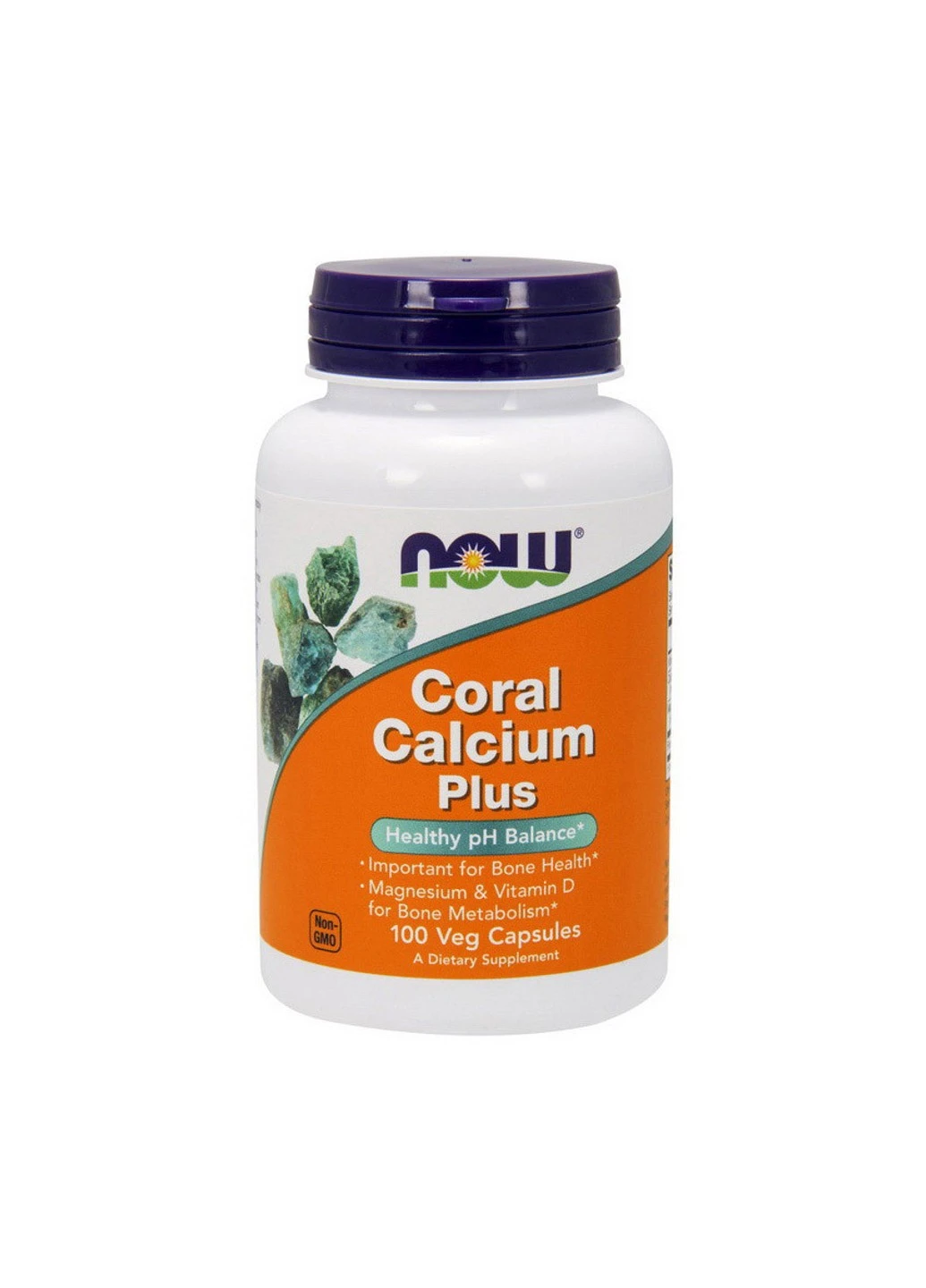 NOW Coral Calcium Plus 100 veg. caps. — Capsules - image 1 of 2