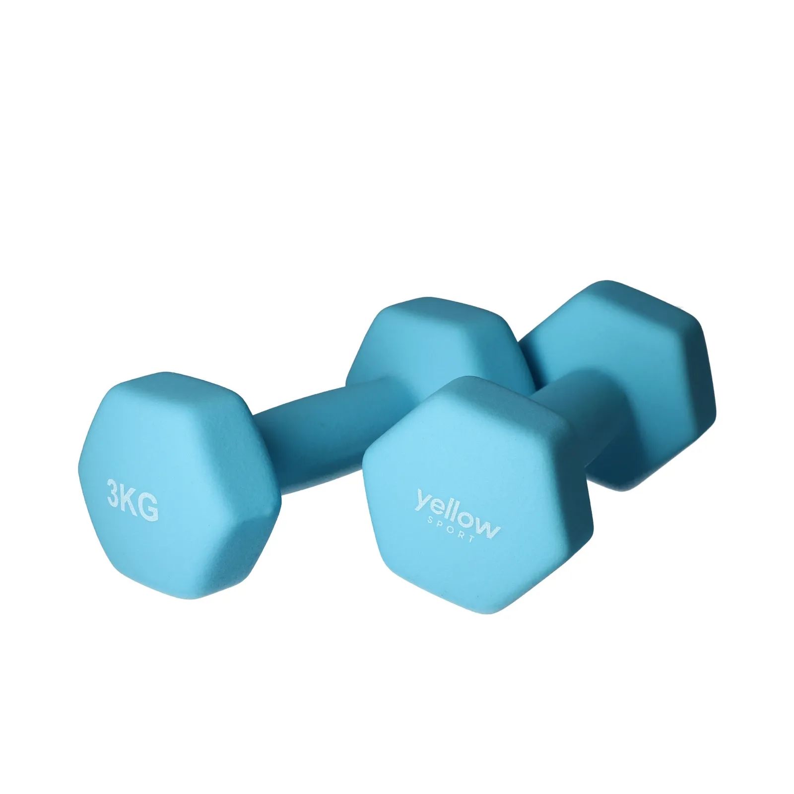 Hantlid Dumbbell Set Yellow Sport 2x3 kg sinine view 2