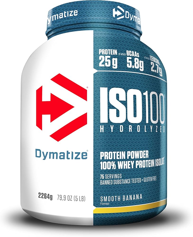 Dymatize ISO 100 2.2kg Banaan — Banana — Powder view 1
