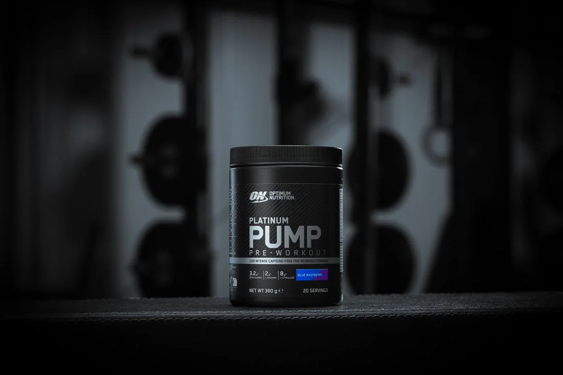 Optimum Nutrition Platinum Pre-workout 420g Sinine vaarikas — Raspberry — Powder view 2
