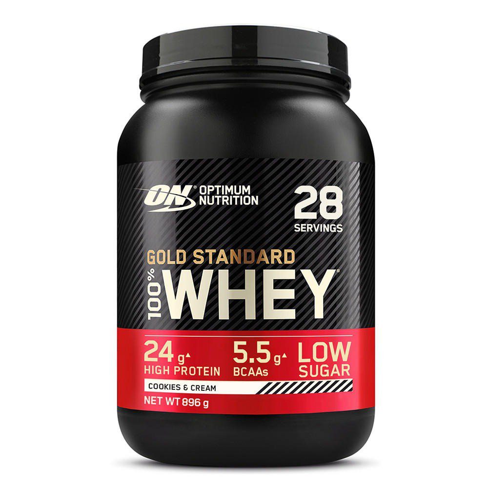 Optimum-nutrition Gold Standard 100% Whey 896g Küpsised ja kreem — Cookies — Powder - image 1 of 2